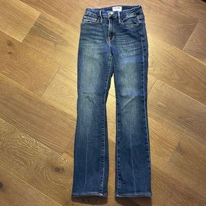 Frame Denim Low Rise Jeans (Straight)